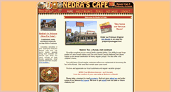 Desktop Screenshot of nedrascafe.com